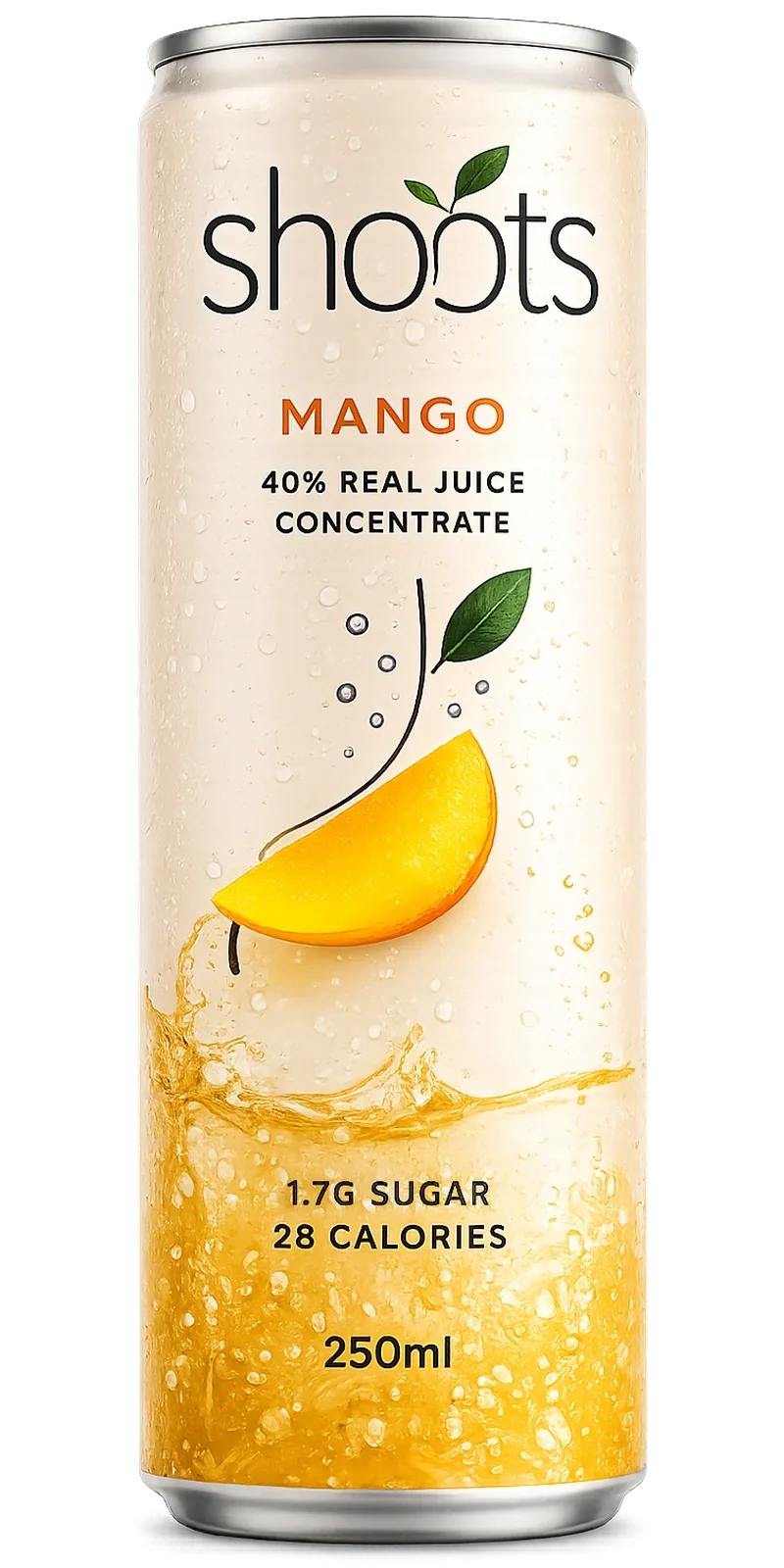 SHOOTS Mango flavour can